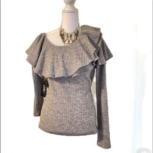 Storee Drop Shoulder Light Weight Blouse/ Sweater